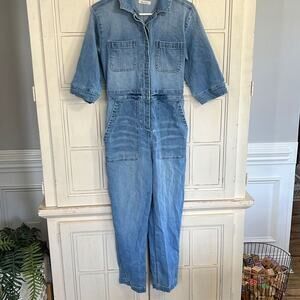 Altar’d State size XS denim jean jumpsuit